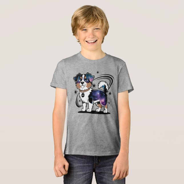 T-shirt En Tri-matière Berger australien (Recto plein)