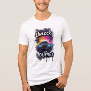 T-shirt En Tri-matière 🔥 Berline de Luxe Graffiti Élégance Vitesse Art