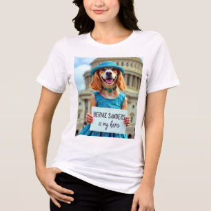 T-shirt En Tri-matière Bernie Sanders est mon héros