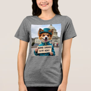 T-shirt En Tri-matière Bernie Sanders est mon héros