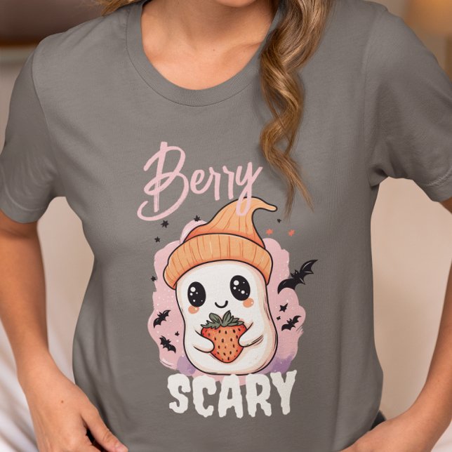 T-shirt En Tri-matière Berry Scary Cute Ghost with Strawberry (Créateur téléchargé)