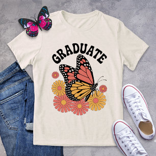 T-shirt En Tri-matière Beurre Vintage rétro Floral Graduate