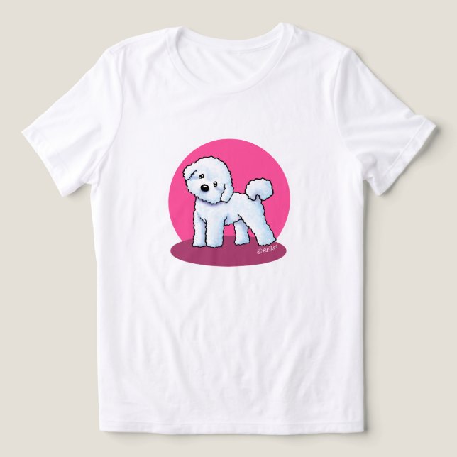 T-shirt En Tri-matière Bichon frisé (Design Recto)