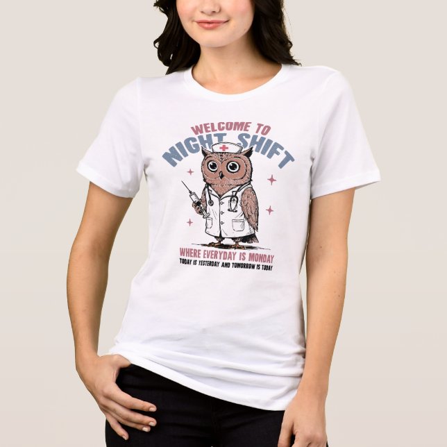 T-shirt En Tri-matière Bienvenue de nuit (Recto)