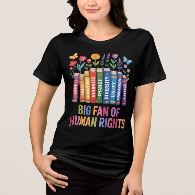 T-shirt En Tri-matière Big Fan Of Human Rights  (Recto)