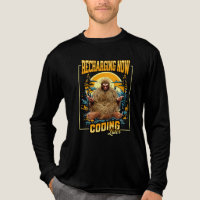 Bigfoot Programmeur Drôle Code Plus Tard Humour