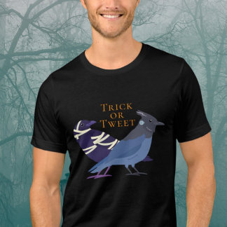 T-shirt En Tri-matière Birders Halloween Trick or Tweet