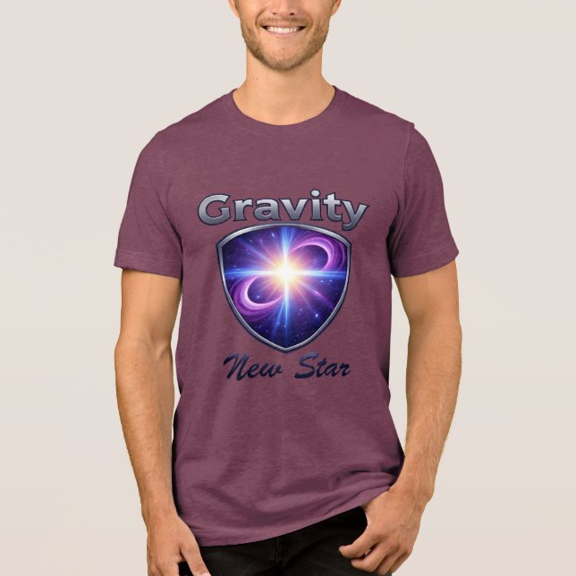 T-shirt En Tri-matière Birth of a Star – Cosmic Gravity Emblem T-Shirt (Recto)