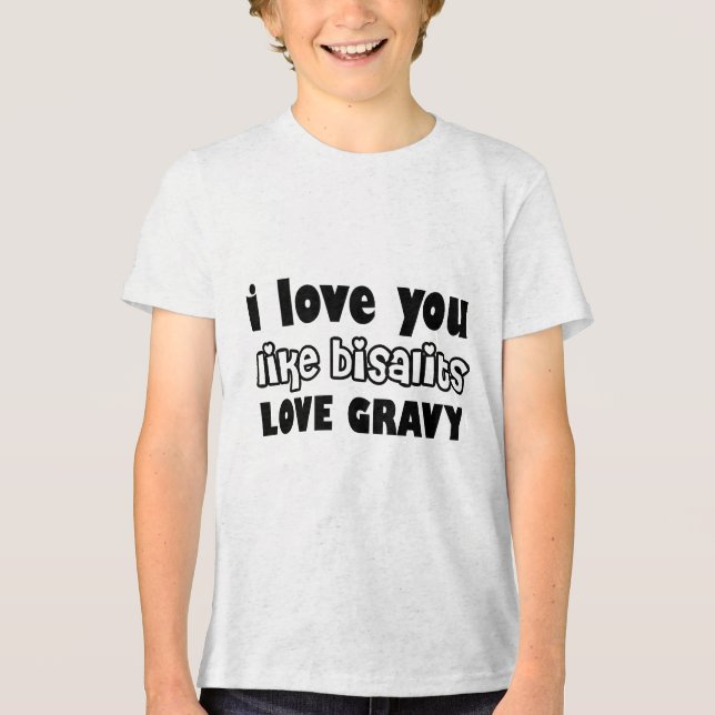 T-shirt En Tri-matière Biscuits Love Gravy Bold (Recto)