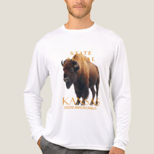 T-shirt En Tri-matière Bison d'Amérique Bison d'Amérique du Territoire du