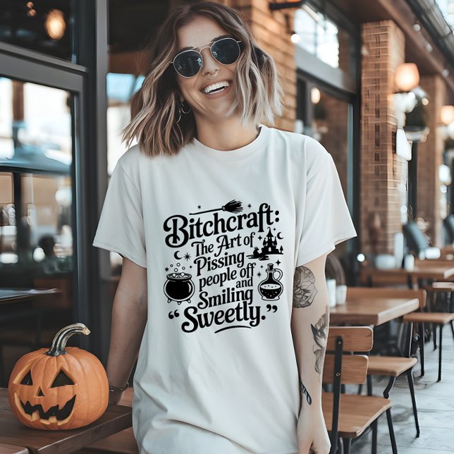 T-shirt En Tri-matière Bitchcraft : L'art de pisser (halloween,halloween movies,halloweentown,halloween horror nights,halloween ends,halloweentown cast)