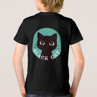 T-shirt En Tri-matière BLACK CAT | Minimalist Modern Pop Black Cat