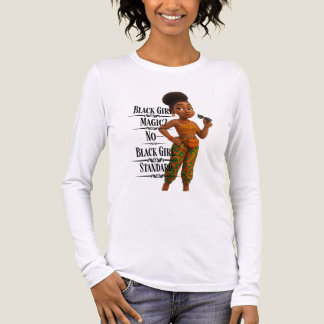 T-shirt En Tri-matière Black Girl Standard,Afro Modern,Pixarstyle 3d