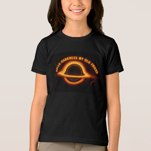 T-shirt En Tri-matière Black Hole Interstellar Conversation (Recto)