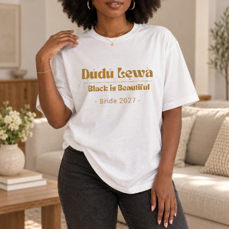 T-shirt En Tri-matière Black Is Beautiful — Cadeau pour Elle
