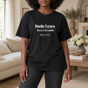 T-shirt En Tri-matière Black Is Beautiful — Cadeau pour Elle