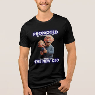 T-shirt En Tri-matière Black Sweatshirt | Promoted to Grandpa | Hilarious
