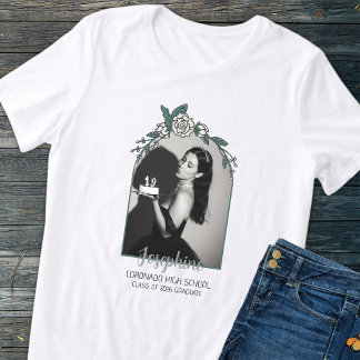 T-shirt En Tri-matière Black & White Arch Photo 2026 Graduation Family