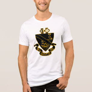 T-shirt En Tri-matière Blason de Phi Chi Theta   Or et Noir