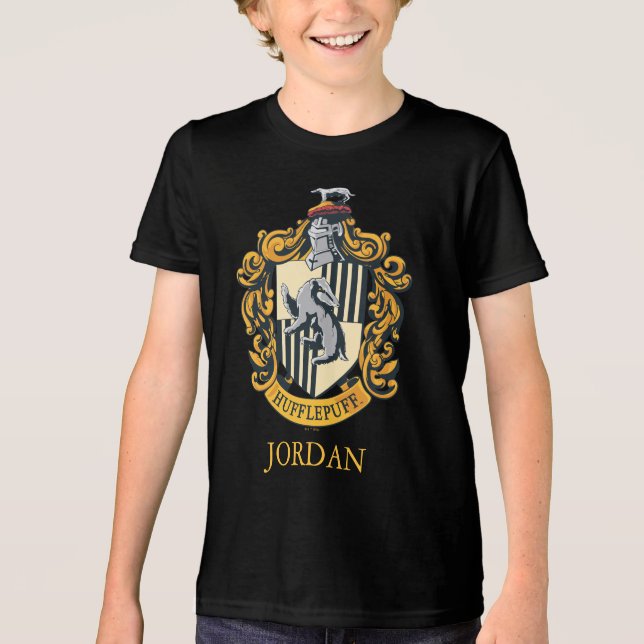 T-shirt En Tri-matière Blason de Poufsouffle (Recto)