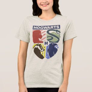 T-shirt En Tri-matière Blason timbré vintage HOGWARTS™