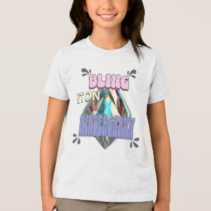 T-shirt En Tri-matière Bling It On Kindergarten girls bling, maternelle
