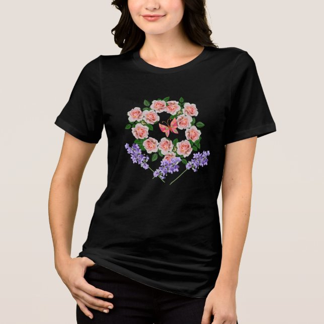 T-shirt En Tri-matière "Bloom Boldly – Floral Aesthetic for bestie/gf (Recto)