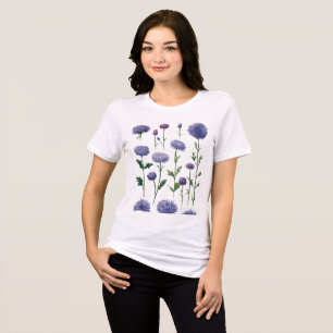 T-shirt En Tri-matière "Blossoms minimalistes du bouton du baccalauréat"