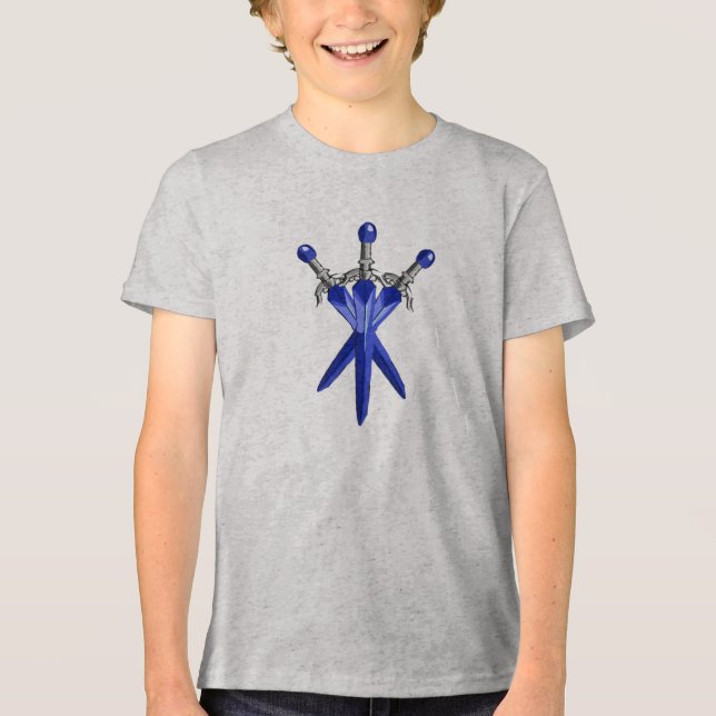 T-shirt En Tri-matière Blue Magic Sword Kids Shirt (Recto)