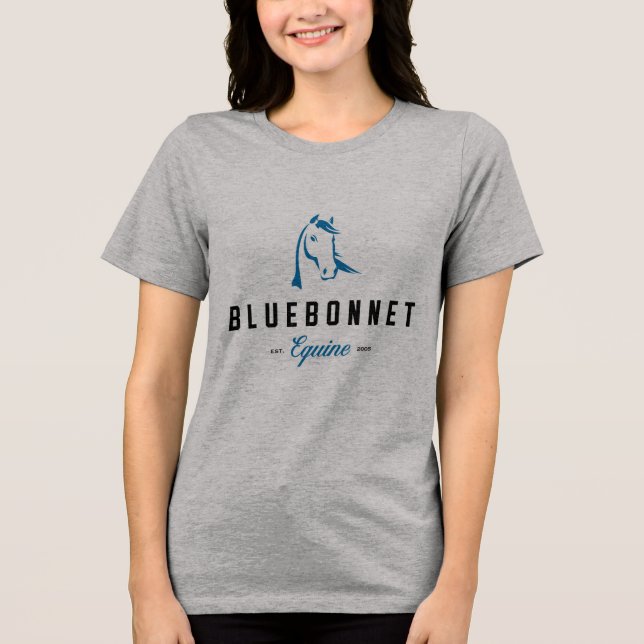 T-shirt En Tri-matière Bluebonnet Womens Slim Fit T-Shirt (Recto)