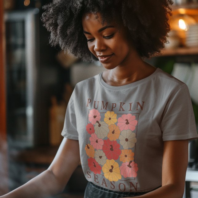 T-shirt En Tri-matière Boho Automne Design (Boho Fall Autumn Design T-Shirt)