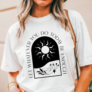 T-shirt En Tri-matière Boho Laissez Aujourd'hui Être Suffisant Soleil et