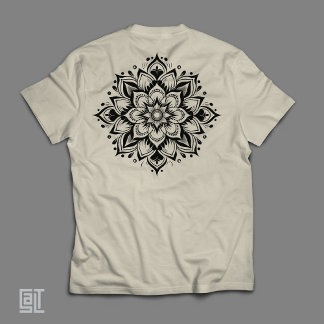 T-shirt En Tri-matière Boho Zen Mandala Intricate Floral Sacred Geometry 
