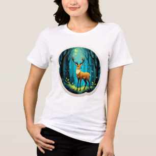 T-shirt En Tri-matière Bois enchanté du Cerf