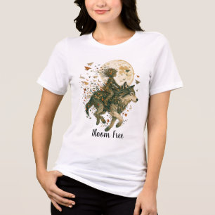 T-shirt En Tri-matière Bois Enchanté Fantastique Art
