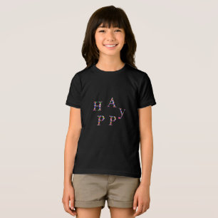 T-shirt En Tri-matière Bon Alphabet Fleur De Fleur Daisy Été