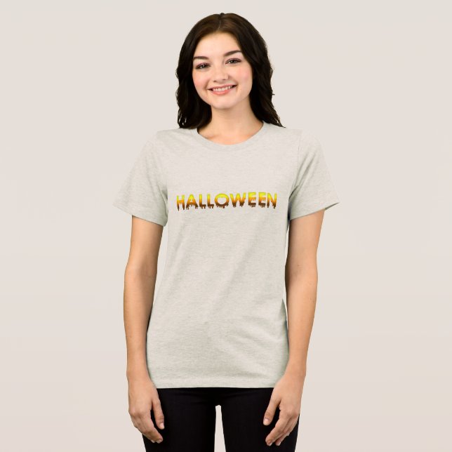 T-shirt En Tri-matière Bon Motif d'Halloween (Recto plein)