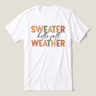 T-shirt En Tri-matière Bonjour automne   Météo du sucre