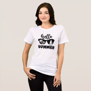 T-shirt En Tri-matière Bonjour été