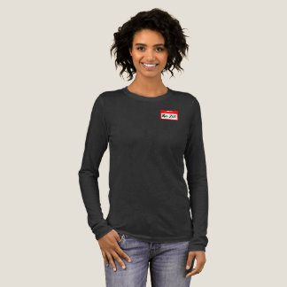T-shirt En Tri-matière Bonjour. Je m'appelle Ree Zist