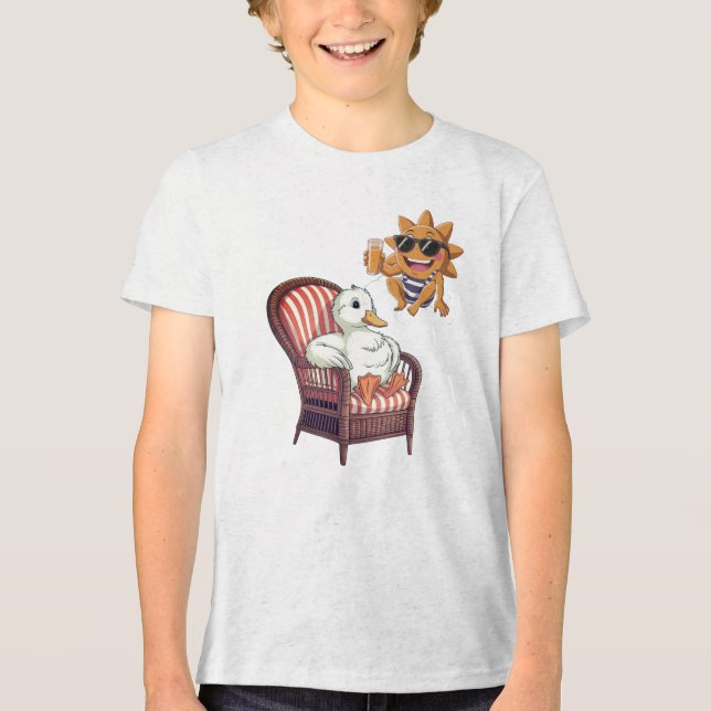 T-shirt En Tri-matière Bonjour l'été  (Recto)
