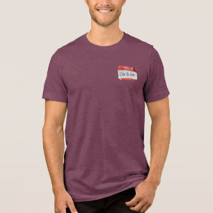 T-shirt En Tri-matière Bonjour : Mon Nom Est Aller En Enfer !