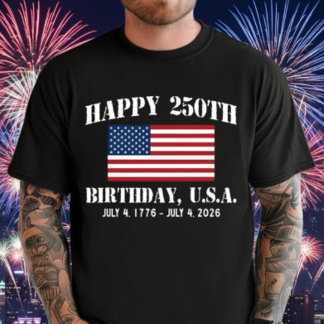 T-shirt En Tri-matière Bonne 250e anniversaire USA Shirt | America 250 Te