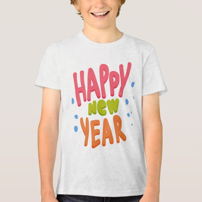T-shirt En Tri-matière Bonne année (Recto)