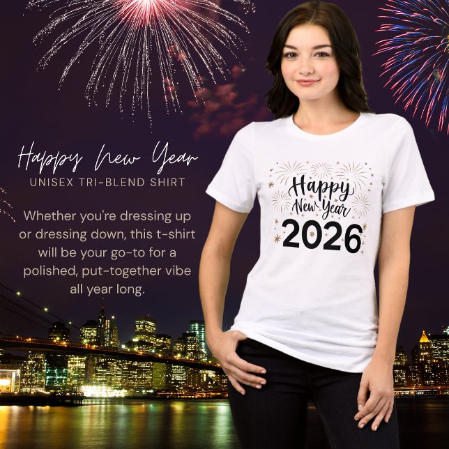 T-shirt En Tri-matière Bonne année 2026 (Créateur téléchargé)