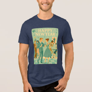 T-shirt En Tri-matière Bonne année milieu du siècle La danse du Martini