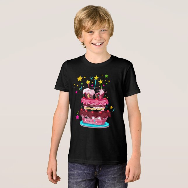 T-shirt En Tri-matière Bonne conception d'anniversaire (Recto plein)
