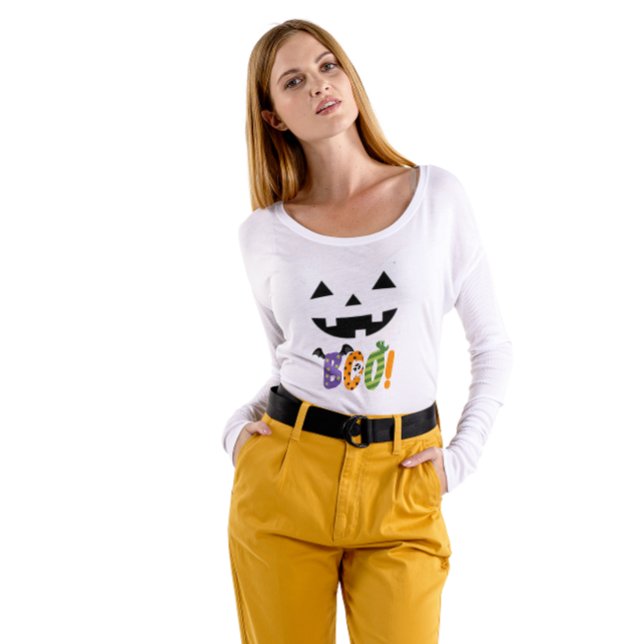 T-shirt En Tri-matière boo halloween beau (Créateur téléchargé)
