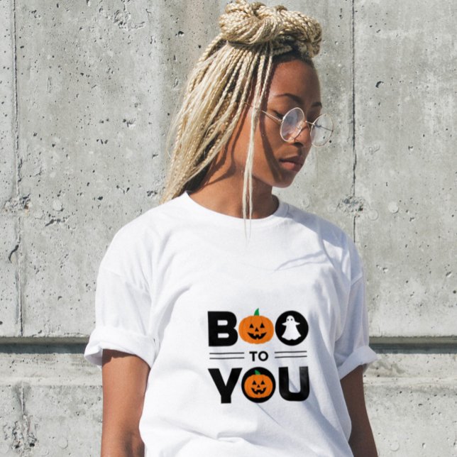 T-shirt En Tri-matière Boo To You Funny Halloween Chemises femmes (Créateur téléchargé)