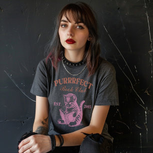 T-shirt En Tri-matière Book Club Cat Purrfect
